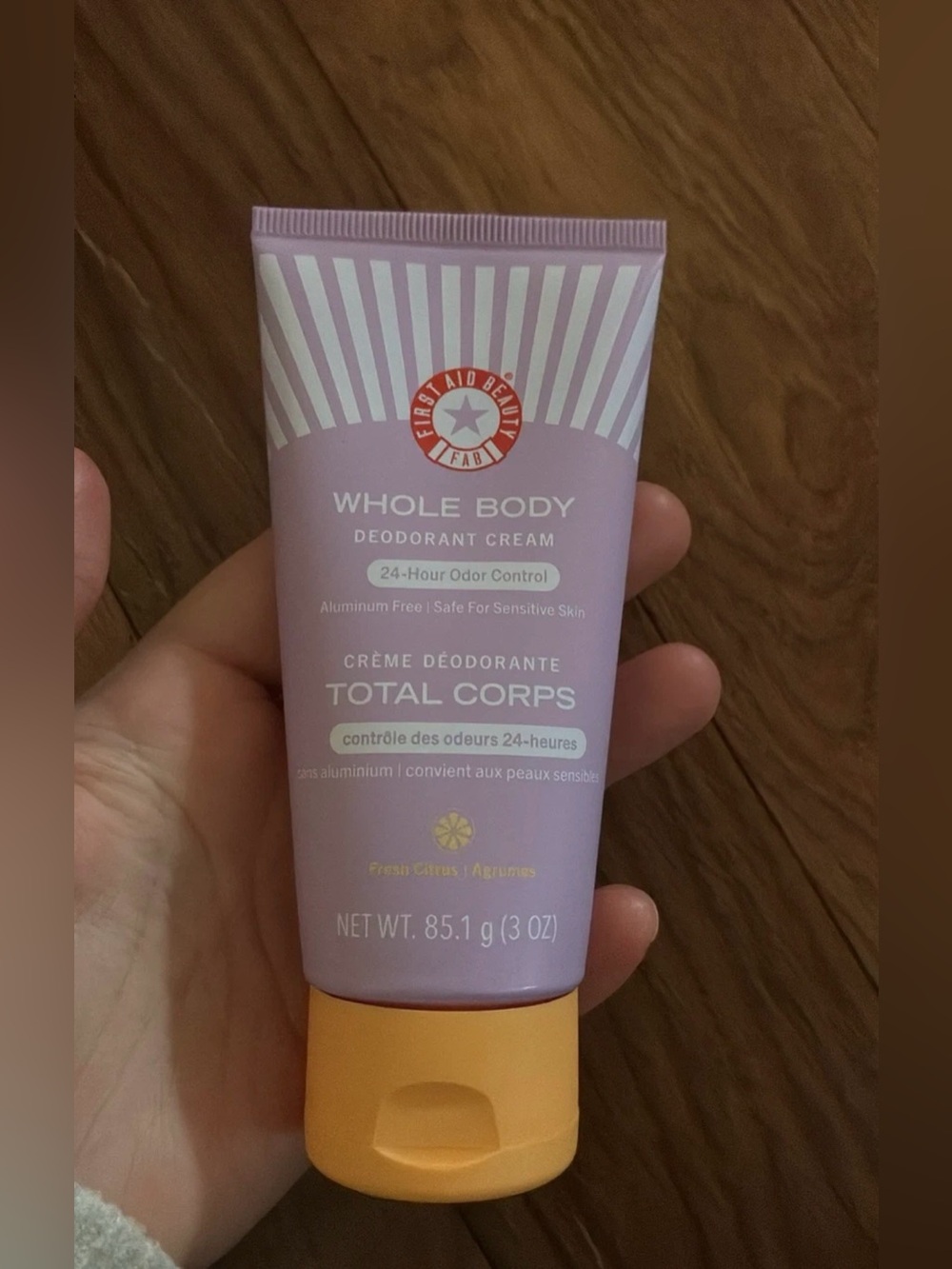 First Aid Beauty Whole Body Deodorant Cream 3oz